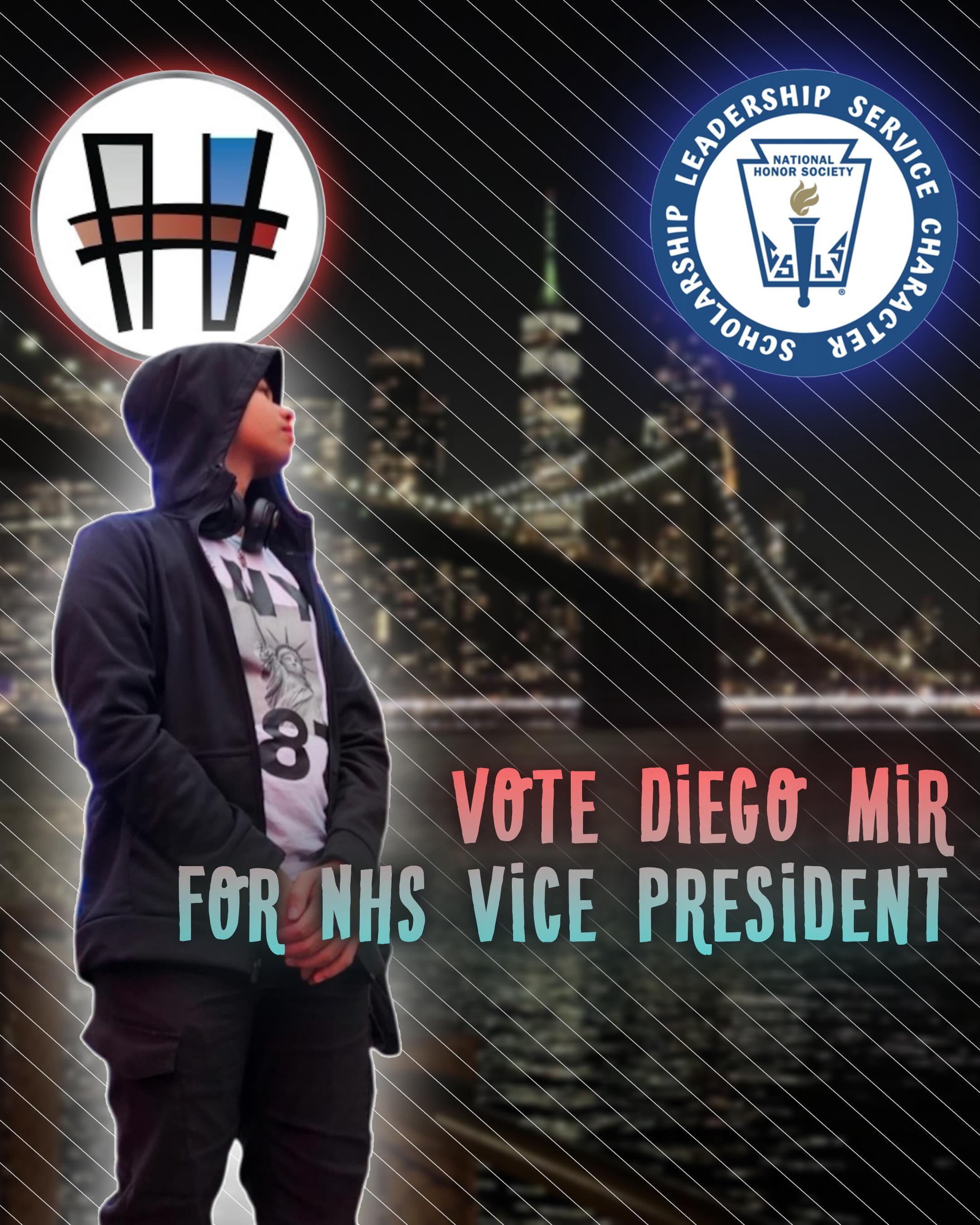 Diego Mir NHS Vice President 2026 Instagram campaign post